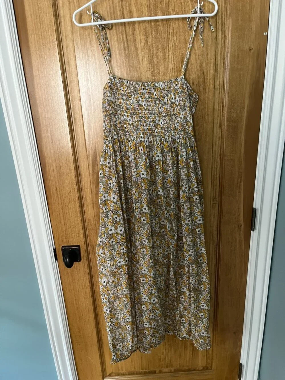 Frye x Anthropologie | Alice Floral Maxi Dress | 100% Cotton Size Medium - Picture 10 of 13